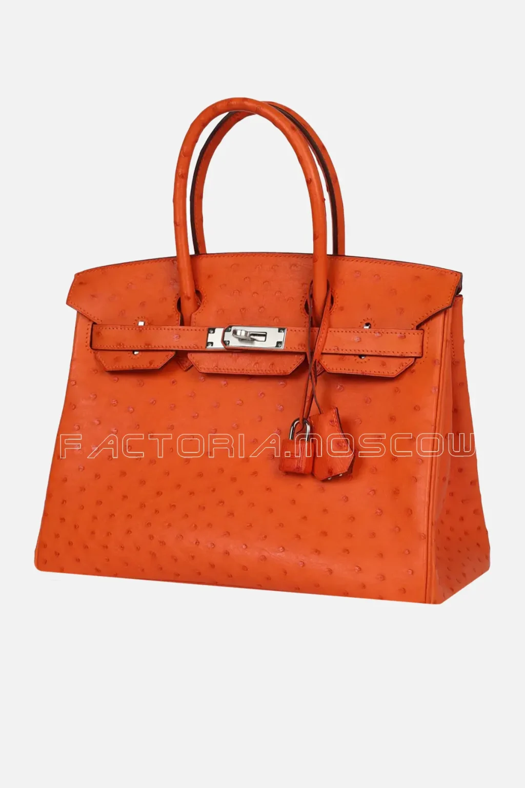 Hermès Birkin 30 Tangerine Ostrich PHW