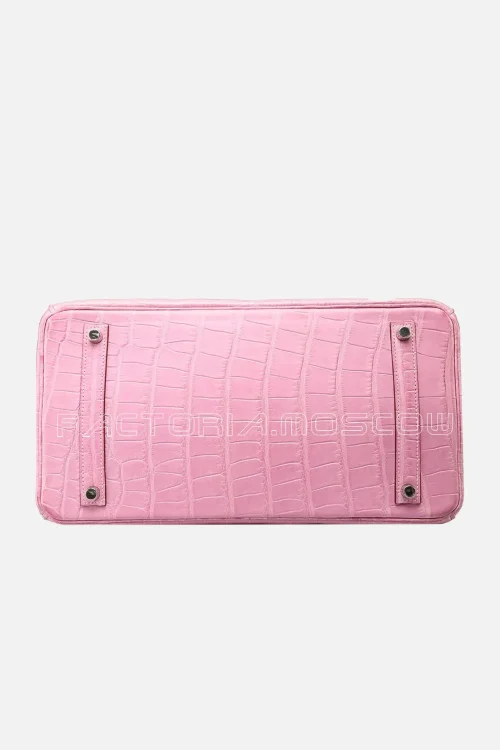 Hermes Birkin 35 Matte Bubblegum Alligator GHW