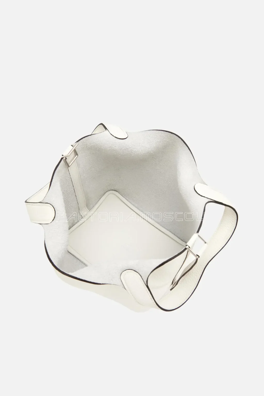 Hermès Picotin Lock 18 White Clemence PHW