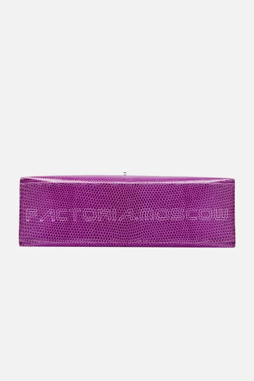 Hermès Kelly Pochette Lizard Colour Violet PHW