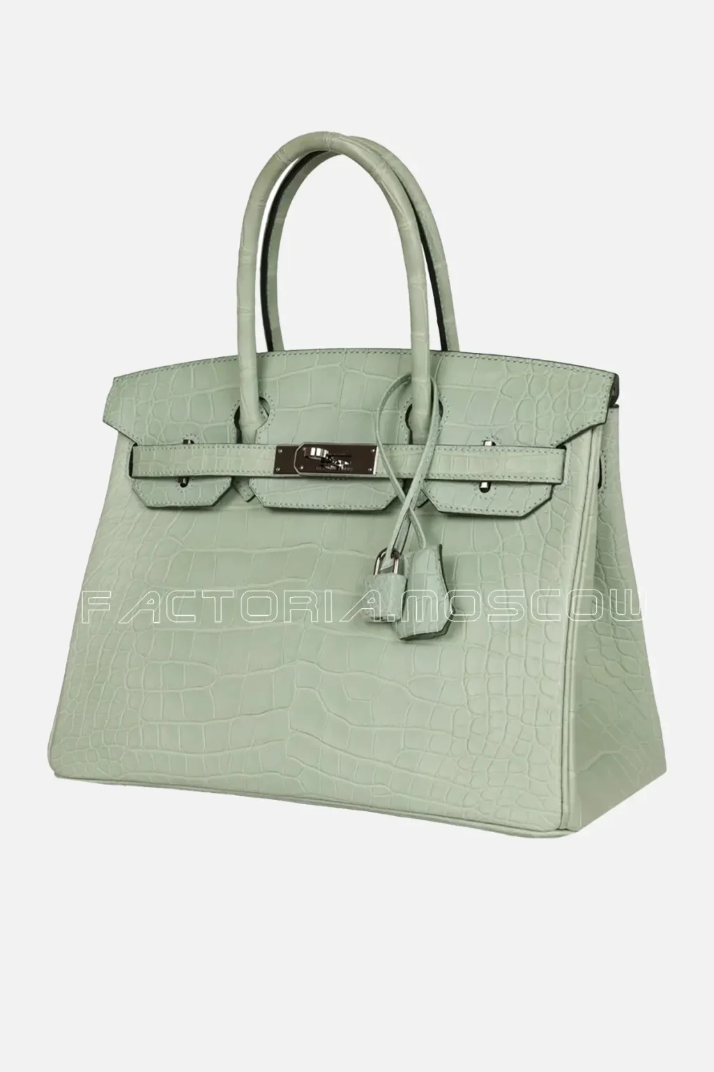 Hermès Birkin 30 Vert D'Eau Matte Alligator PHW