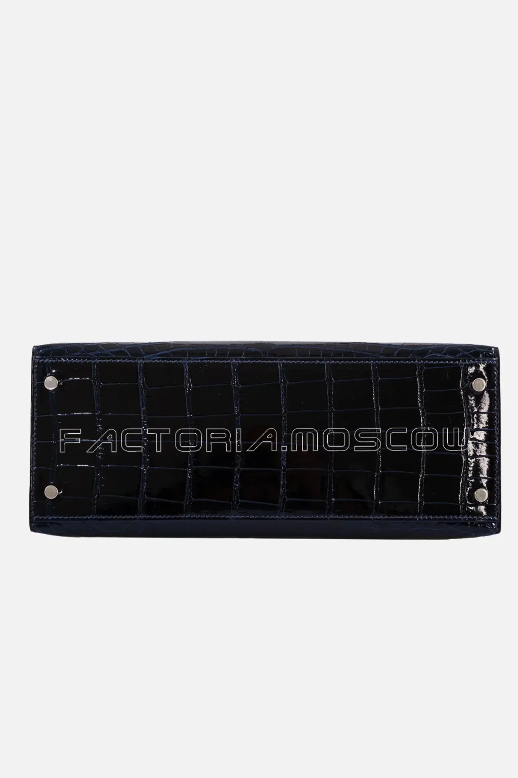 Hermes Kelly Sellier 28 Shiny Blue Marine Nilo Crocodile And Rose Scheherazade PHW