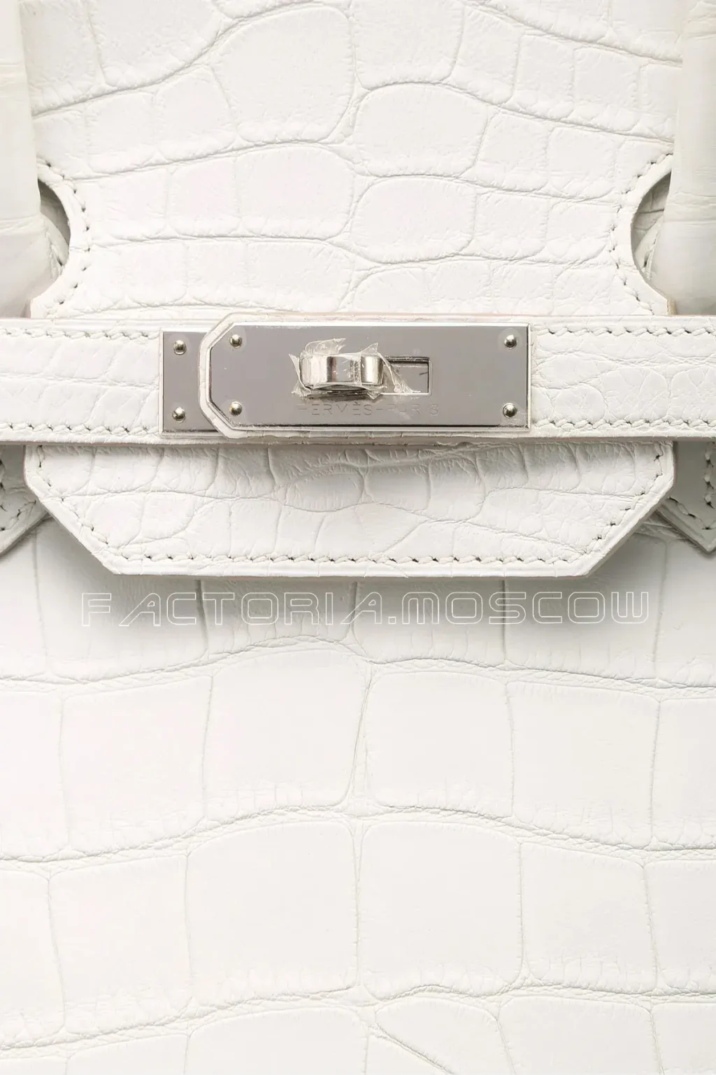 Hermes Birkin 35 Matte Sauge White Alligator PHW