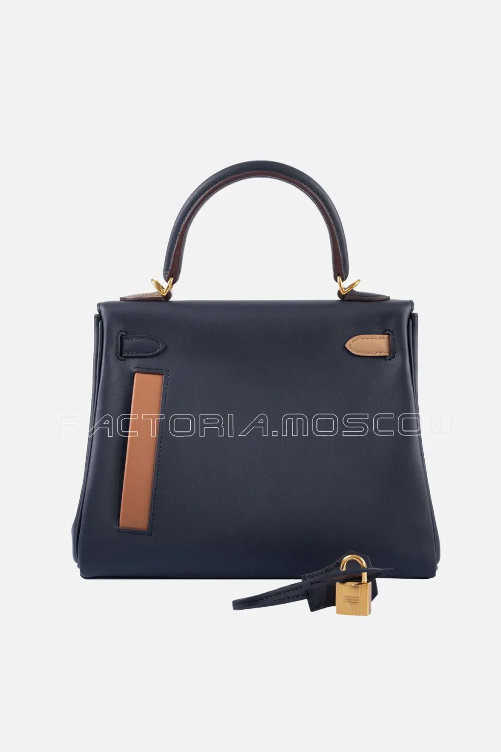 Hermes Colormatic Kelly Retourne 25 Bleu Nuit GHW