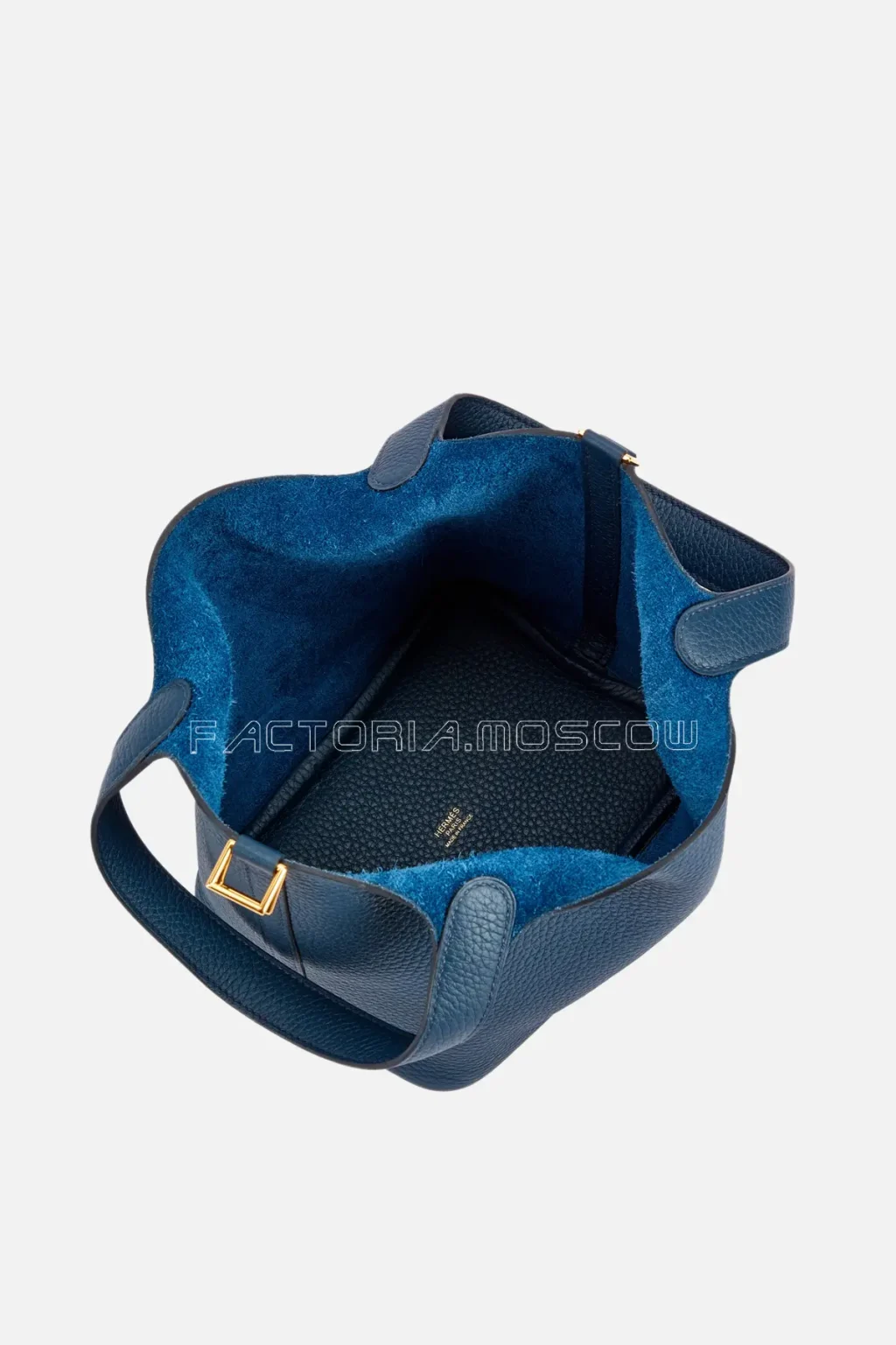 Hermès Picotin Lock 18 Bleu De Prusse Clemence GHW
