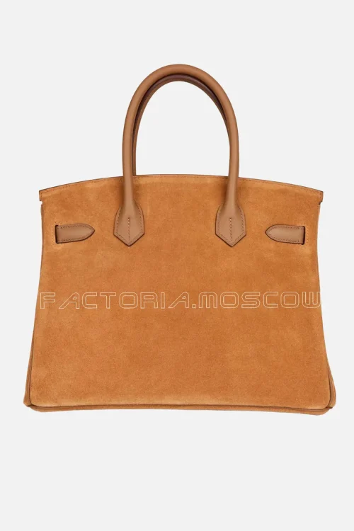 Hermès Birkin 30 Chamois and Alezan Grizzly and Swift GHW
