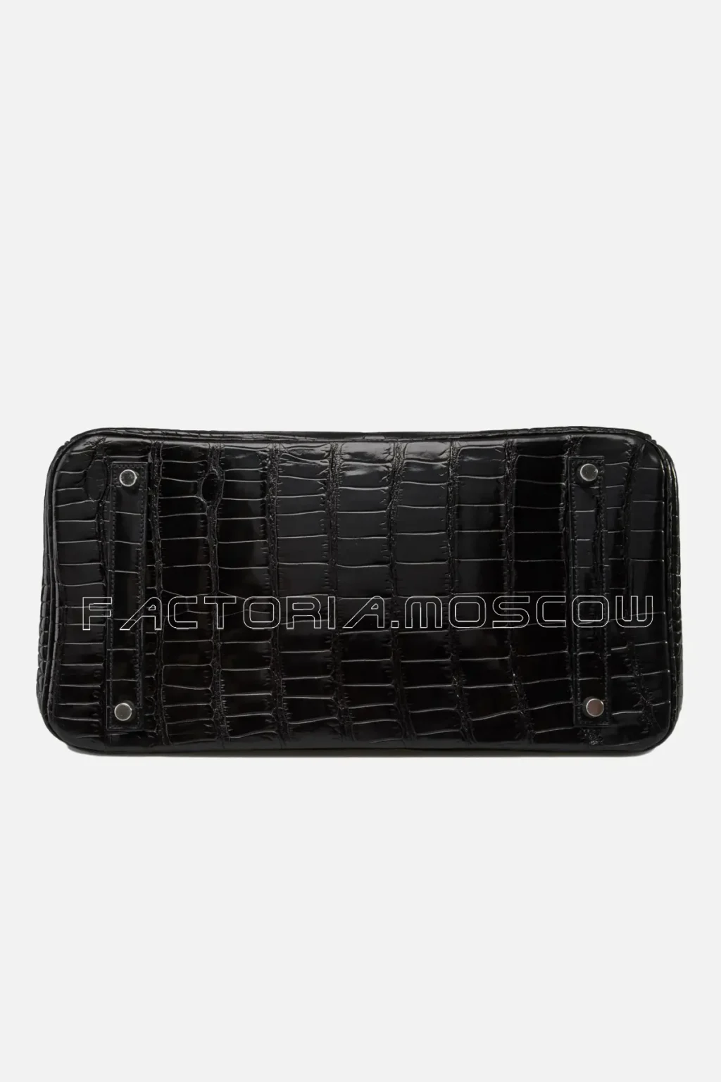 Hermes Birkin 35 Noir Shiny Porosus PHW