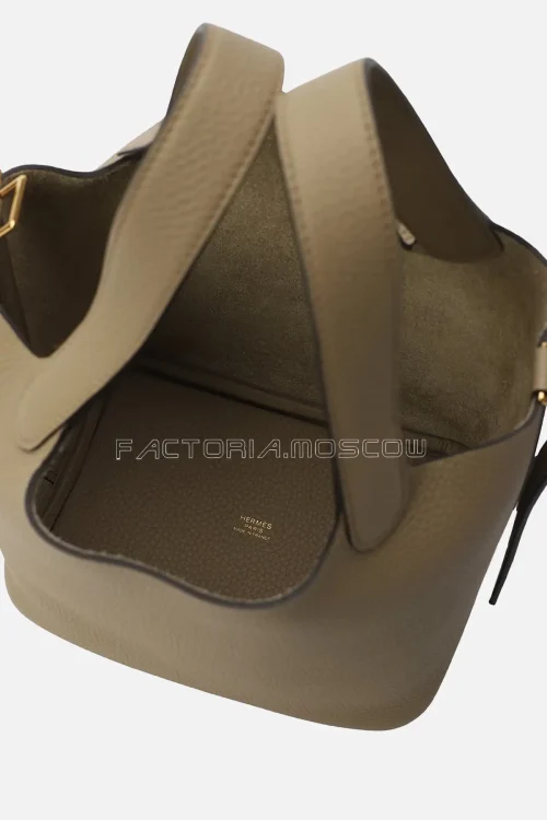 Hermès Picotin 18 Clémence Biscuit GHW