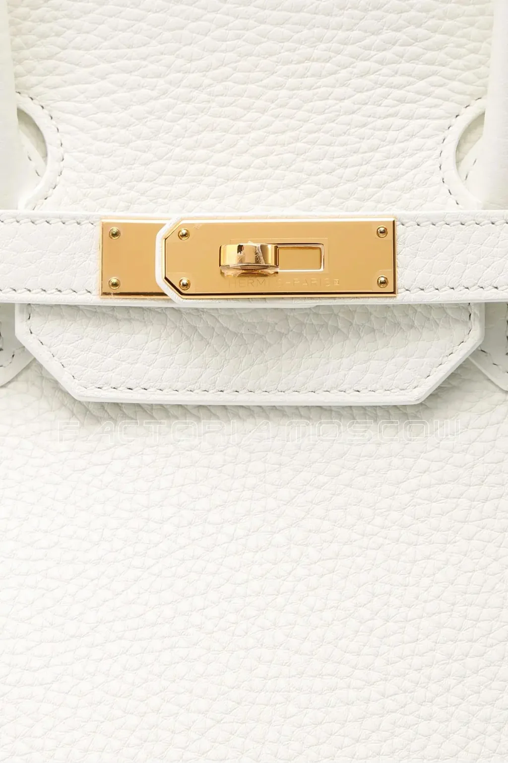 Hermes Birkin 35 Blanc Clemence GHW