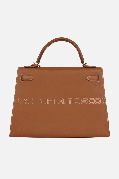 Hermès Kelly Sellier 32 Gold Epsom GHW