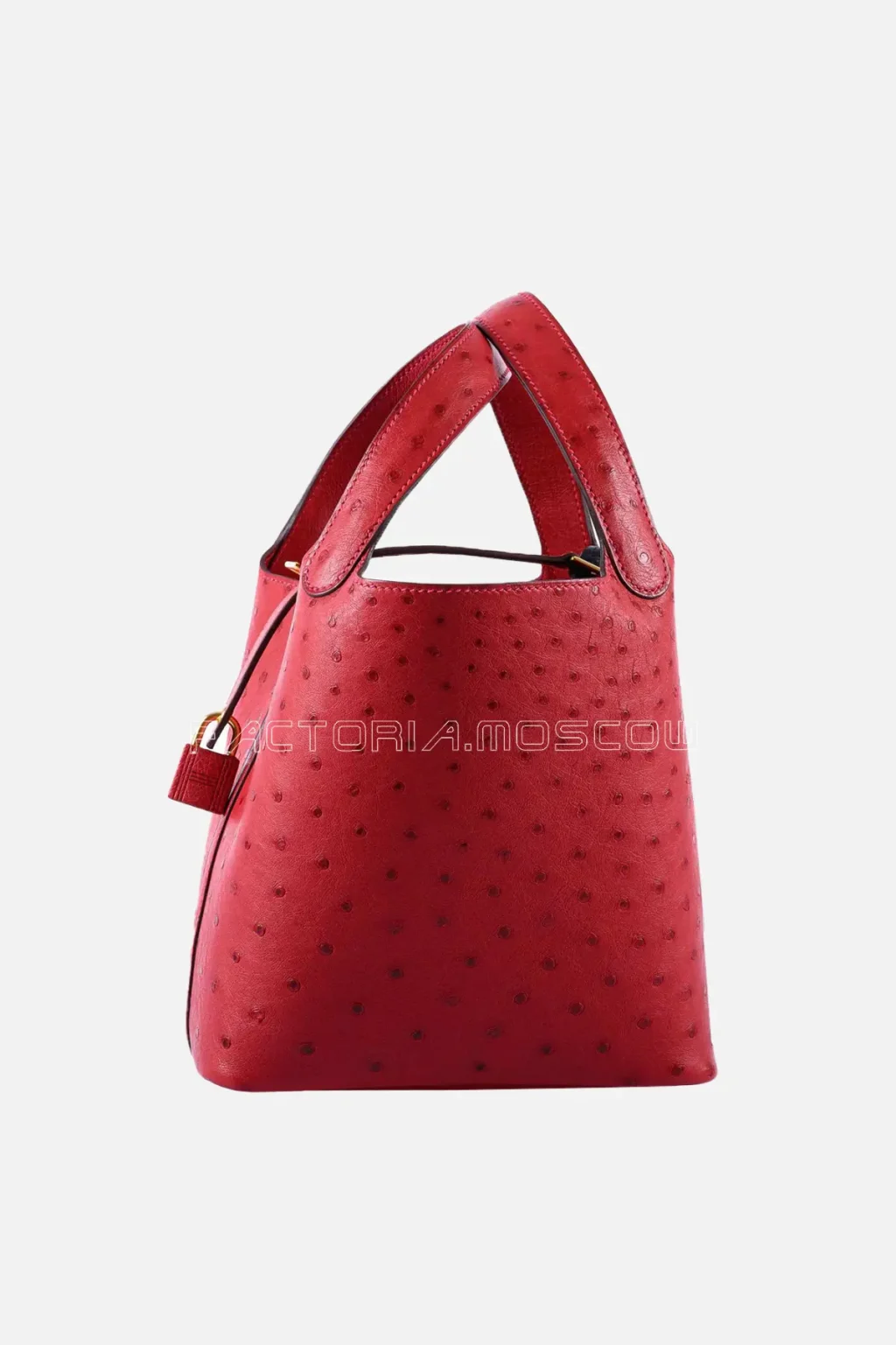 Hermes Picotin Lock 18 Rouge Vif Ostrich GHW