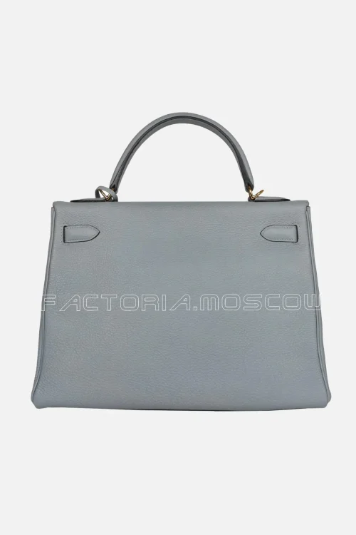 Hermès Kelly Retourne 32 Bleu Glacier Togo GHW