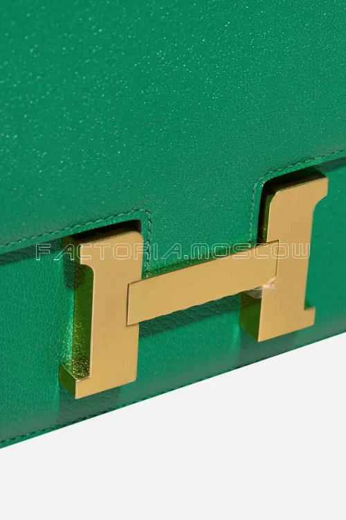 Hermès Constance 18 Chèvre Chamkila Menthe GHW