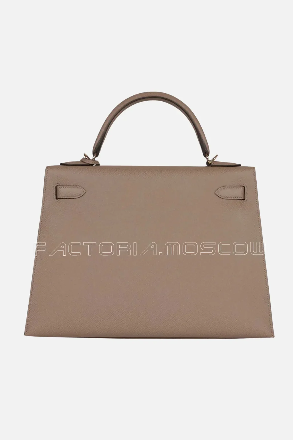 Hermès Special Order HSS Kelly Sellier 32 Gris Asphalte Verso Epsom Permabrass Hardware