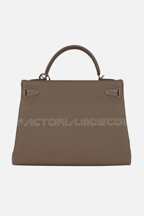 Hermès Kelly Retourne 32 Etoupe Togo PHW