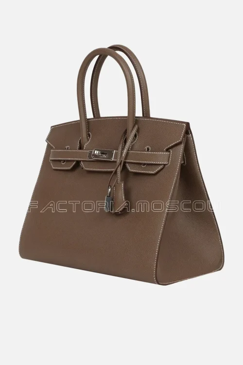 Hermès Birkin Sellier 30 Etoupe Epsom PHW