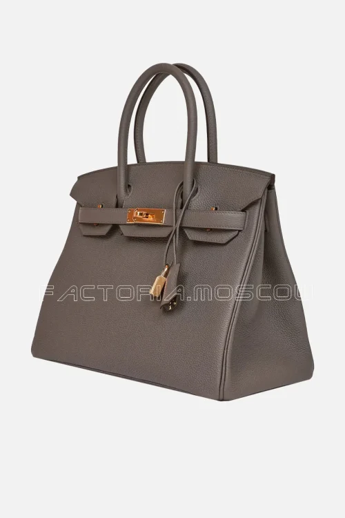 Hermès Birkin 30 Etain Togo GHW