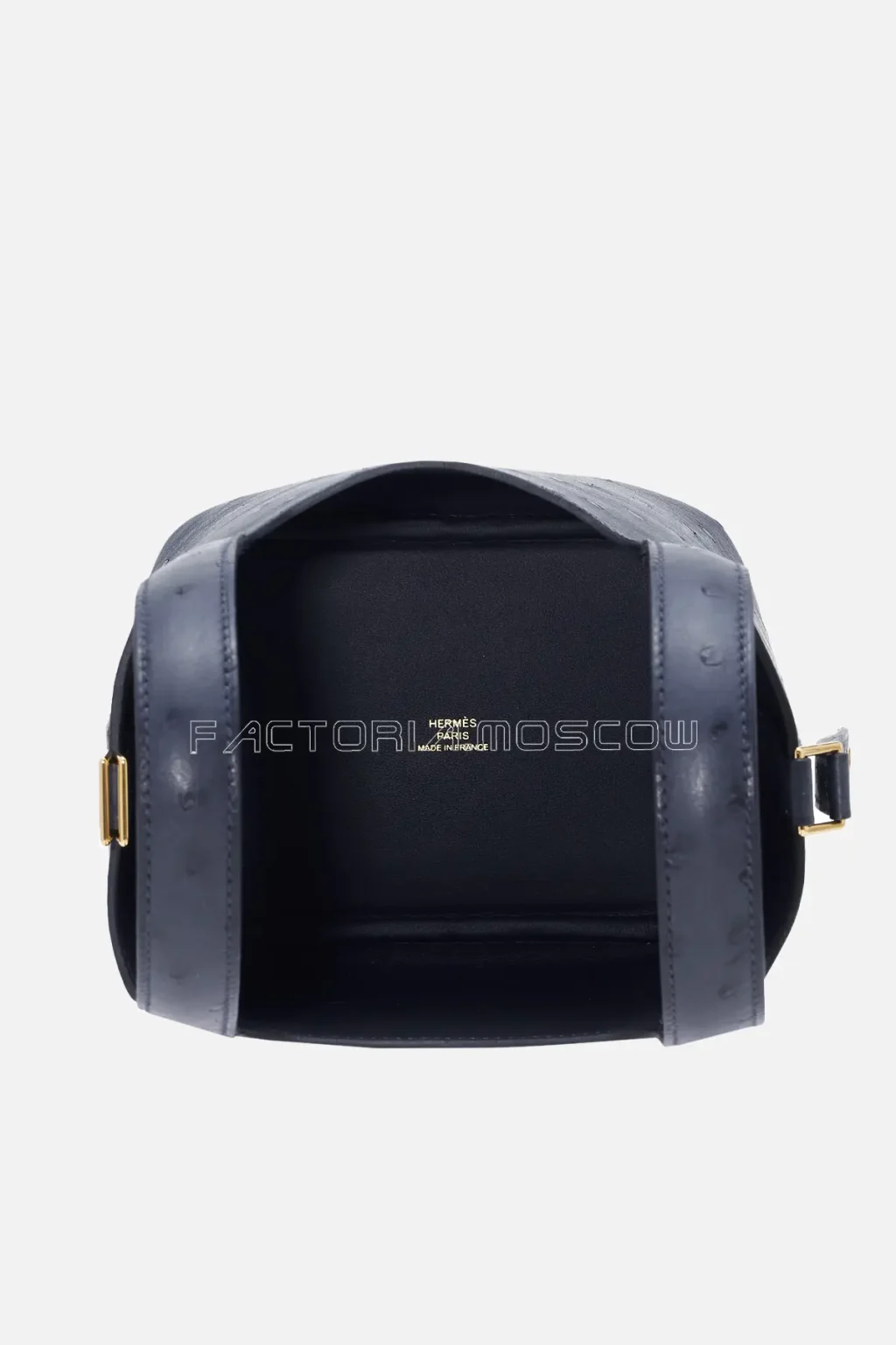 Hermes Picotin Lock Micro Caban Ostrich GHW