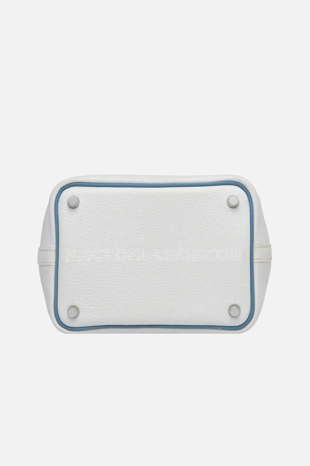 Hermes Picotin Lock PM White/Bleu Jean Togo PHW