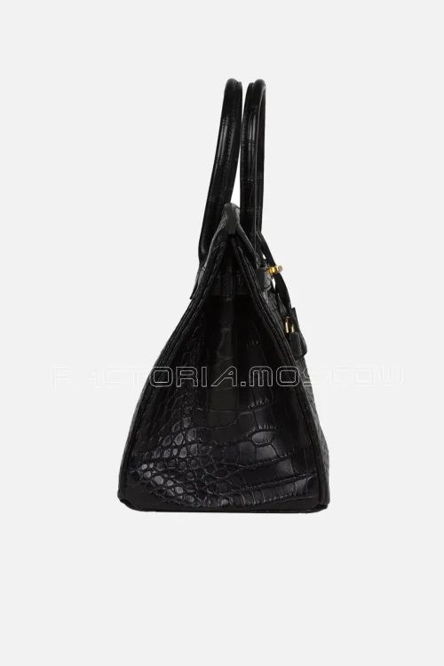 Hermès Birkin 30 Black Matte Alligator GHW