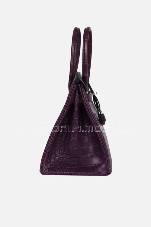 Hermès Birkin 30 Amethyst Matte Alligator PHW