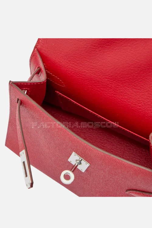 Hermès Kelly En Desordre 20 Sellier Rouge Piment Epsom PHW