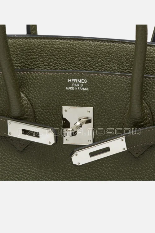 Hermès Birkin 35 Taurillon Clemence Colour Vert Olive PHW