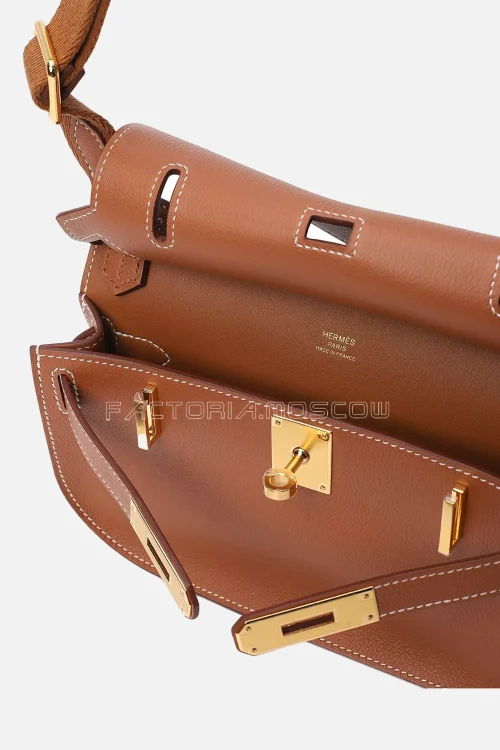 Hermès Jypsière Mini Evercolor Gold GHW