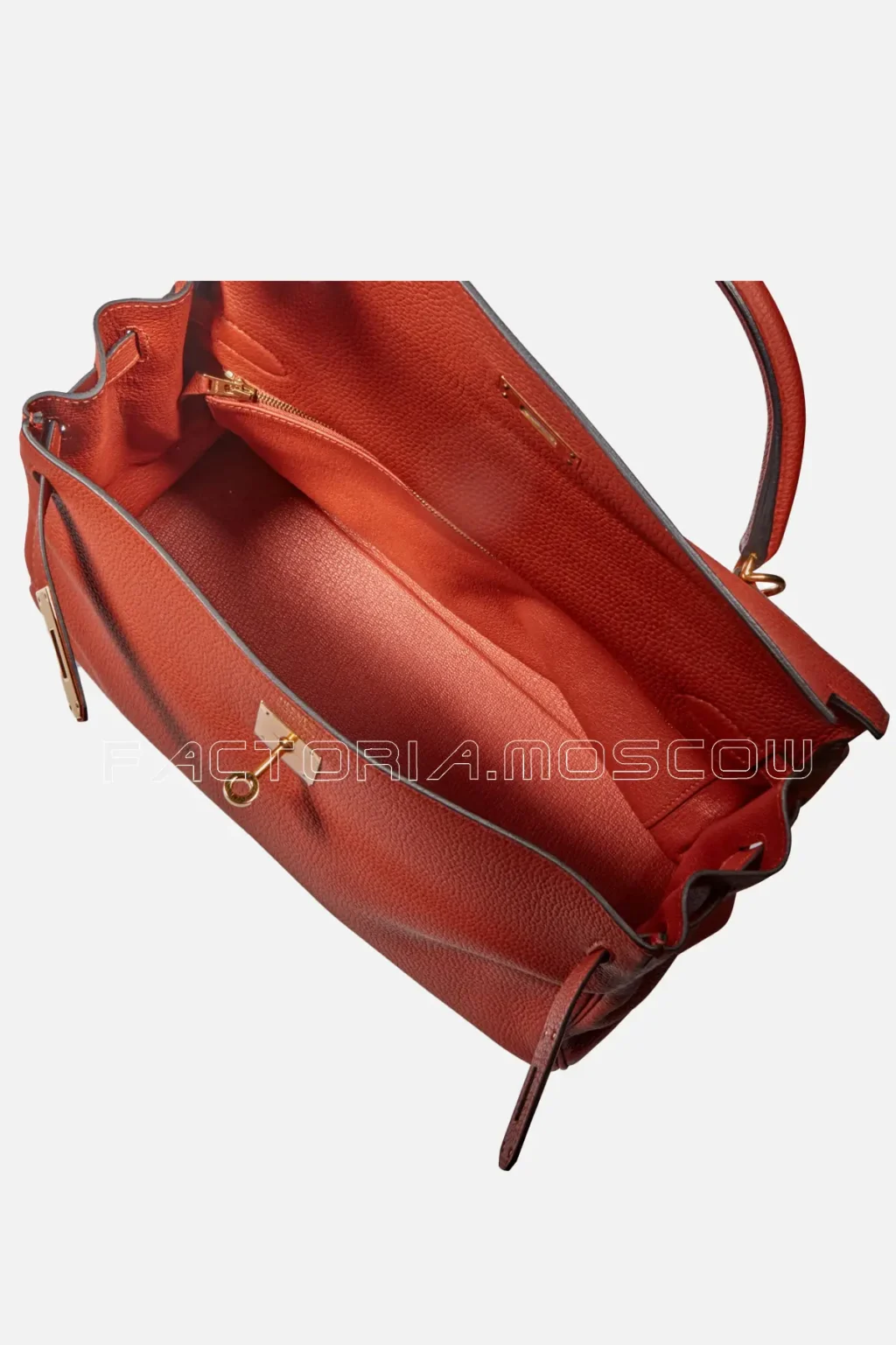 Hermès Kelly Retourne 32 Clemence Colour Sienne GHW