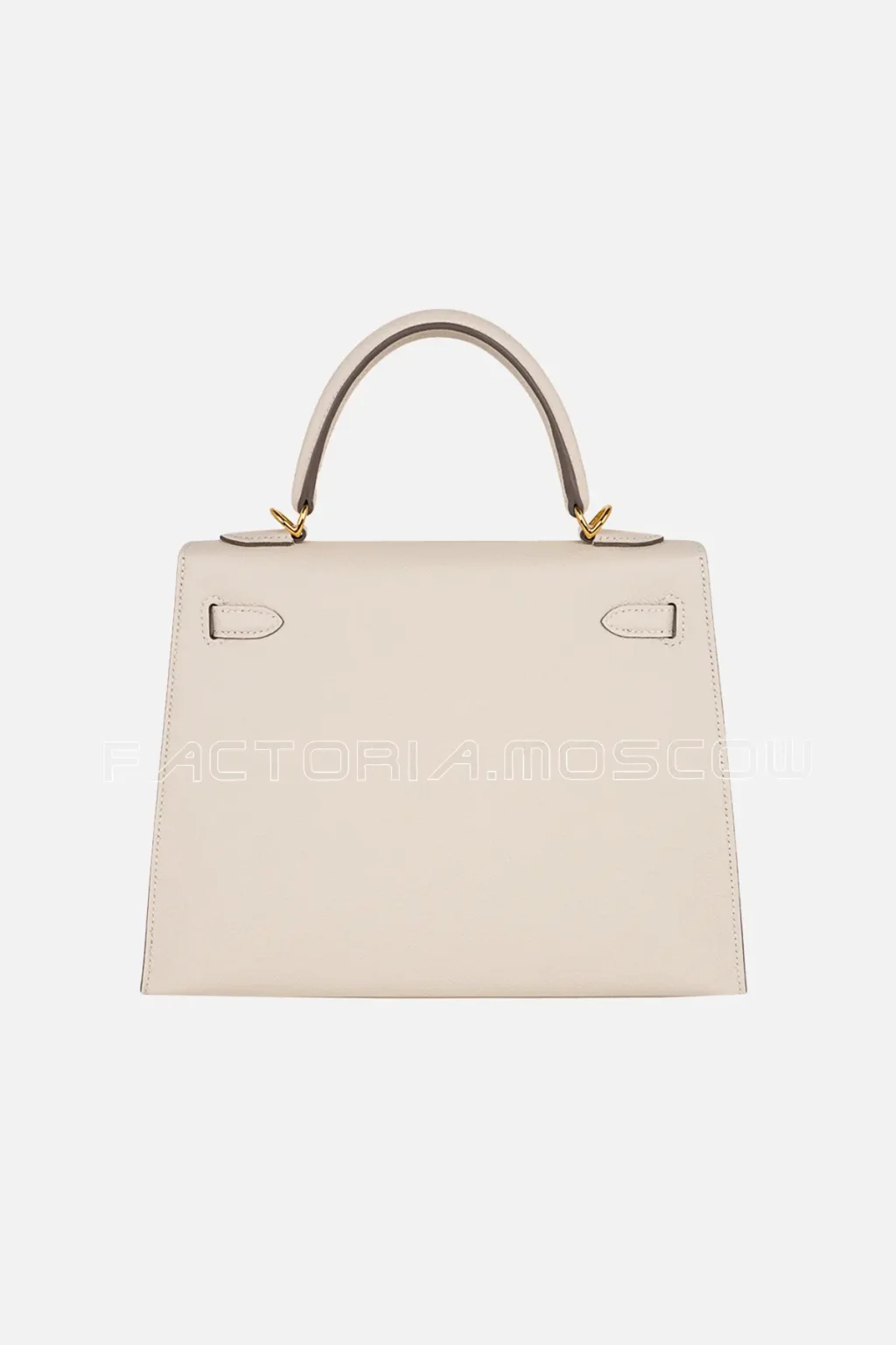 Hermes Kelly Sellier 25 Bag Craie Epsom Leather GHW