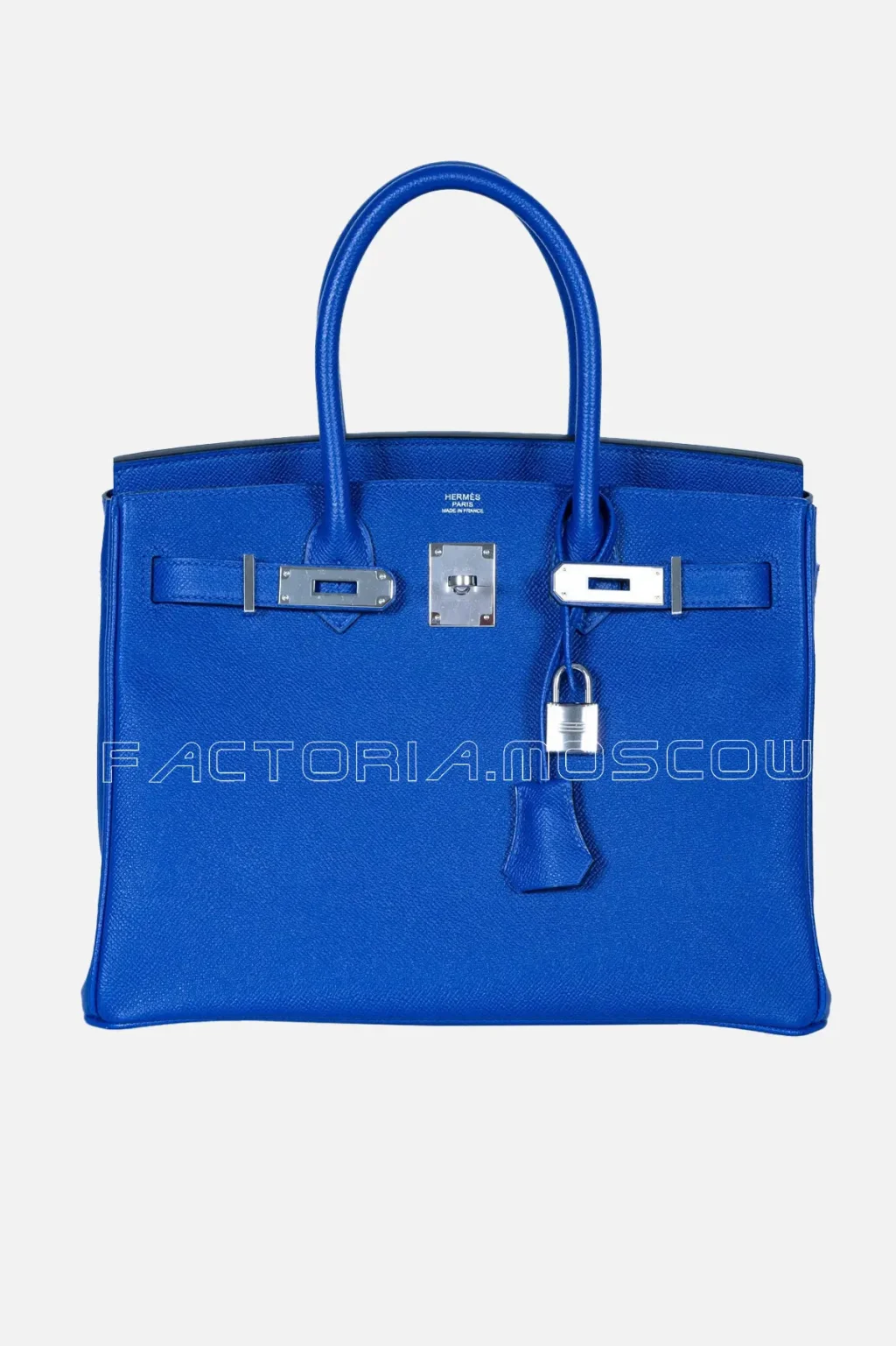 Hermes Birkin 30 Blue Electric Epsom PHW