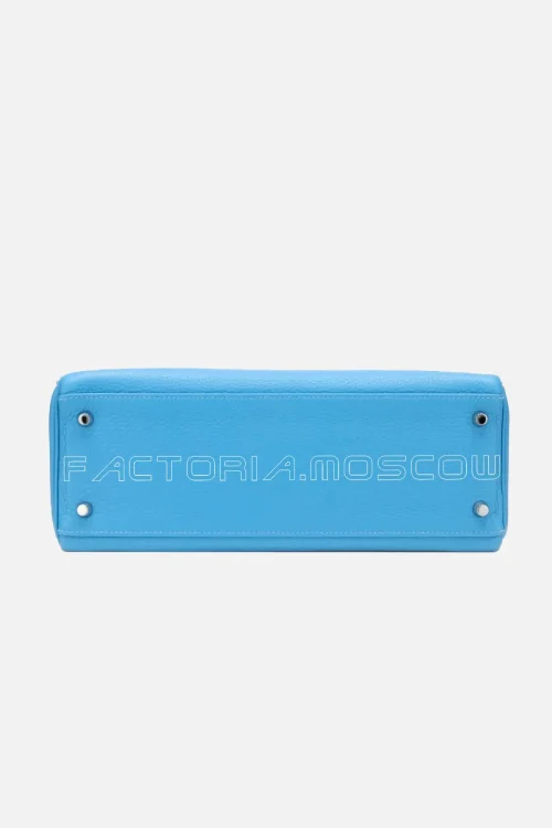 Hermès Kelly Retourne 32 Togo Colour Bleu Paradis PHW