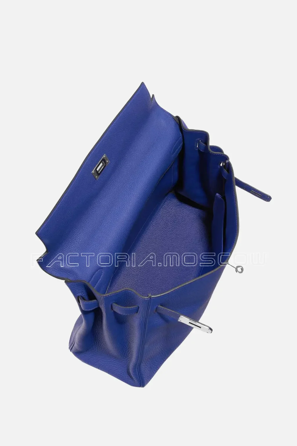 Hermès Kelly Retourne 35 Togo Colour Bleu Electrique PHW