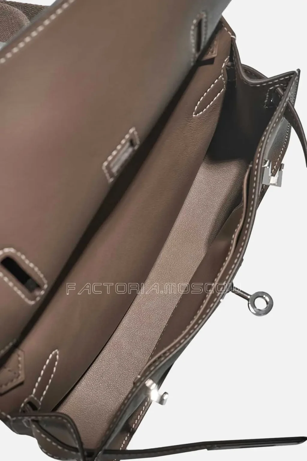 Hermès Jypsière Mini Swift Étoupe PHW