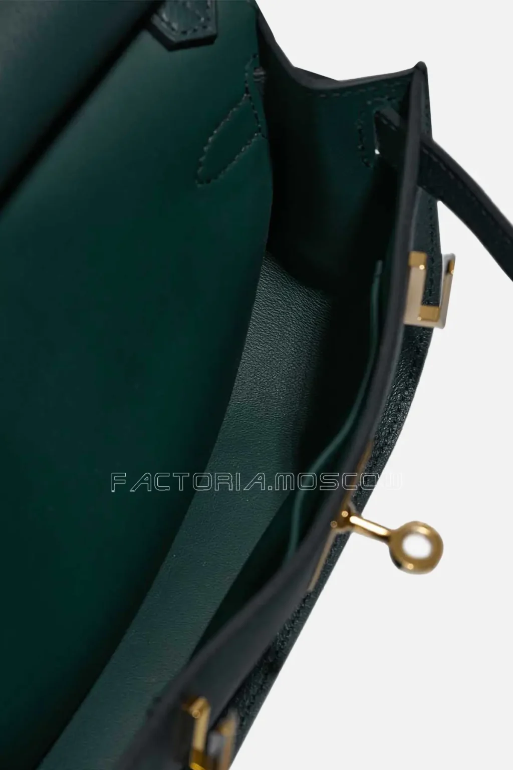 Hermès Jypsière Mini Evercolor Vert Cyprès / Vert Rousseau GHW