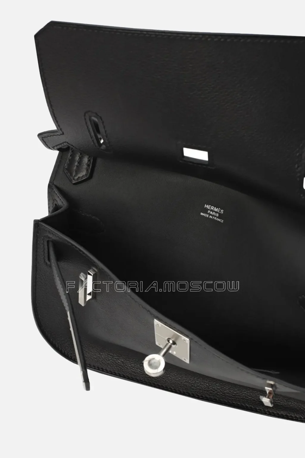 Hermès Jypsière Mini Evercolor Black PHW
