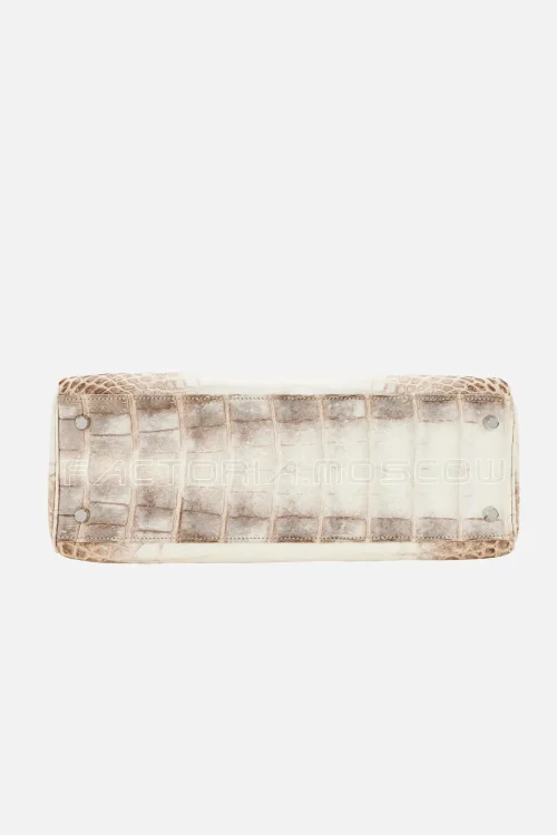 Hermès Kelly Retourne 32 Matte Niloticus Crocodile Himalaya PHW