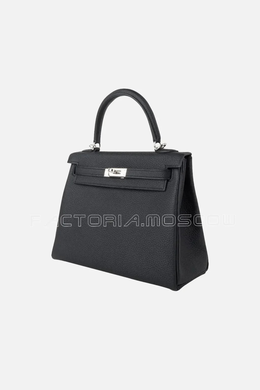 Hermes Kelly Retourne 25 Bag Black Togo PHW