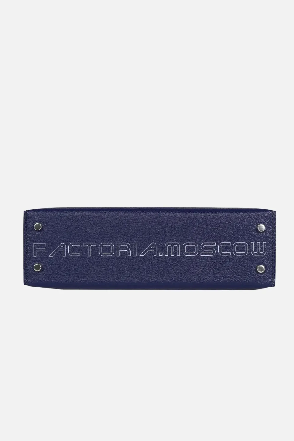 Hermès Special Order HSS Kelly Mini 20 Chevre Colour Blue Encre/Black PHW