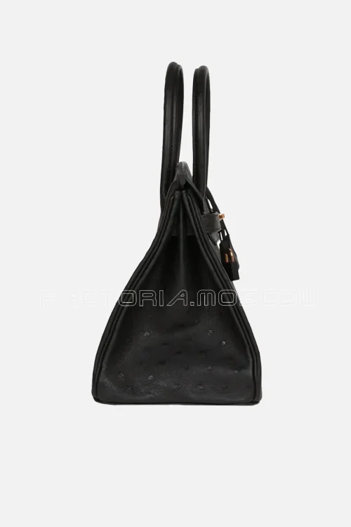 Hermès Birkin 30 Black Ostrich RGHW