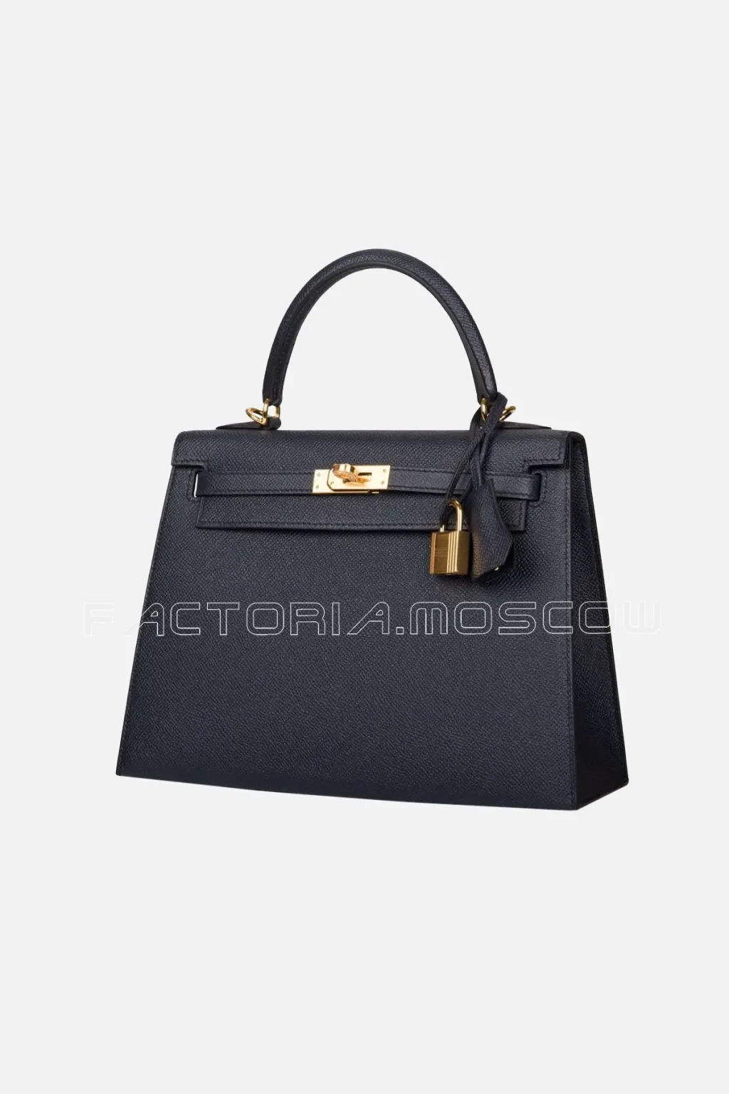 Hermès Kelly Sellier 25 Bleu Indigo Epsom GHW