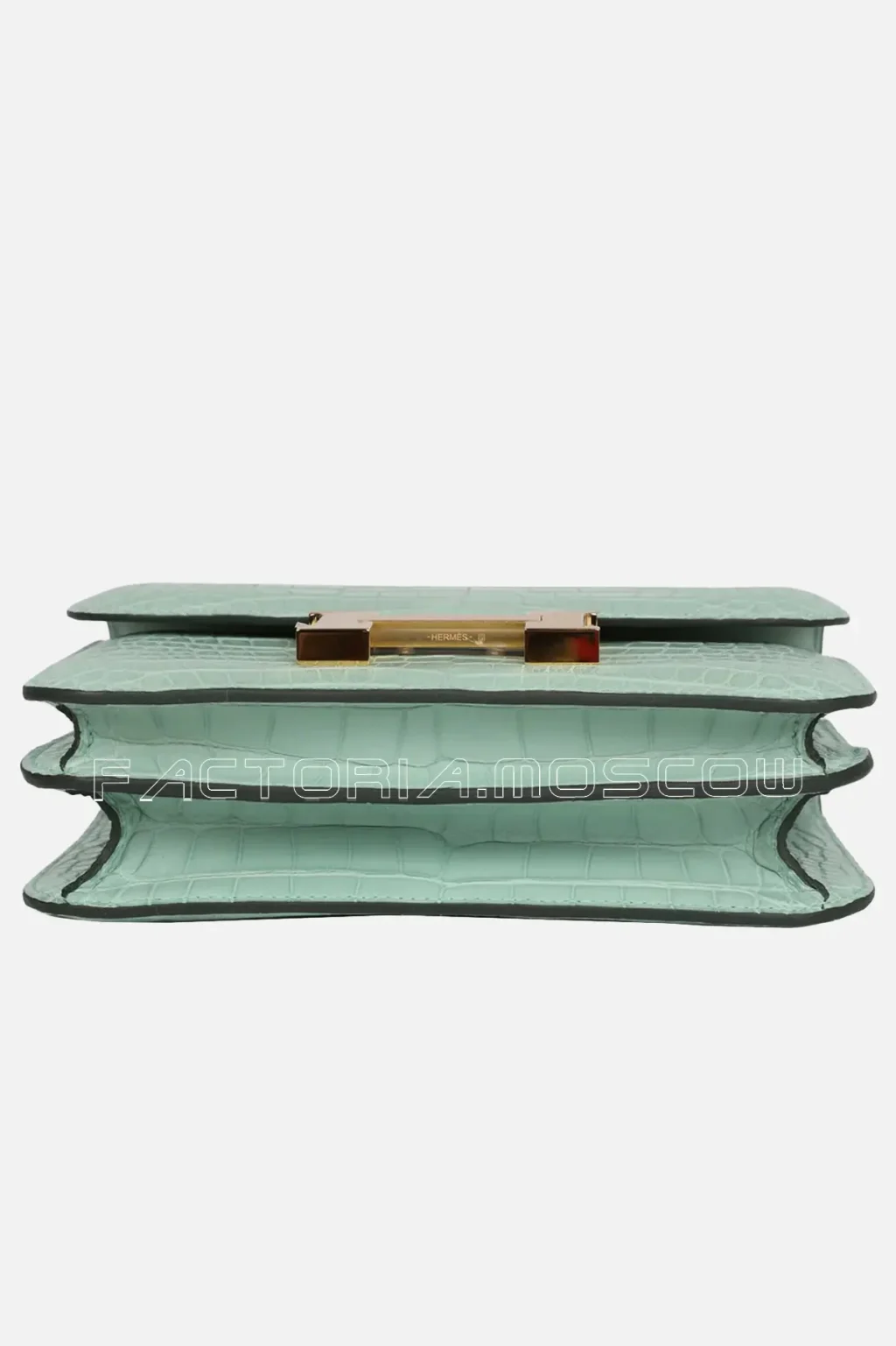 Hermès Constance 18 Alligator Matte Vert D'Eau GHW