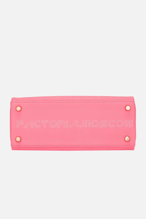 Hermes Kelly Retourne 25 Swift Colour Rose Azalee GHW