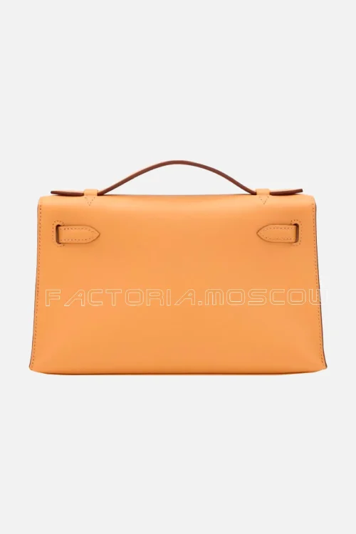 Hermès Kelly Pochette Biscuit Swift GHW