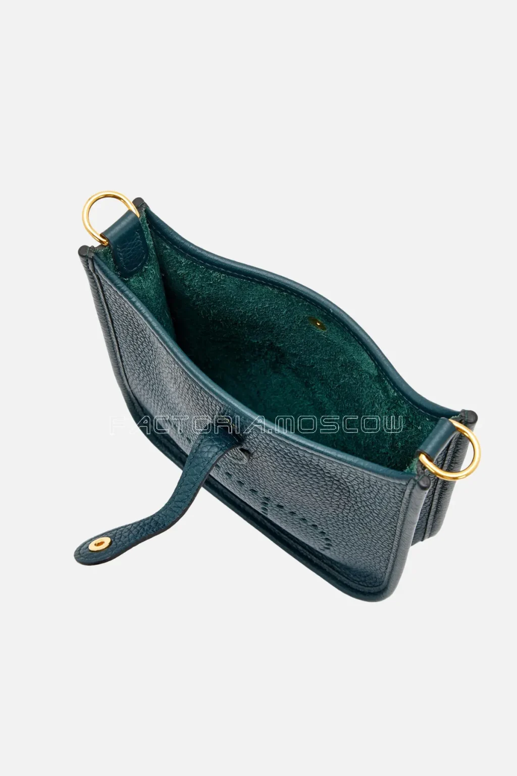 Hermès Mini Evelyne TPM 16 Vert Cypres Clemence GHW