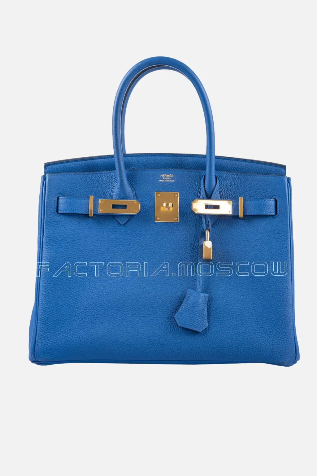 Hermes Birkin 30 Blue Zellige Togo GHW