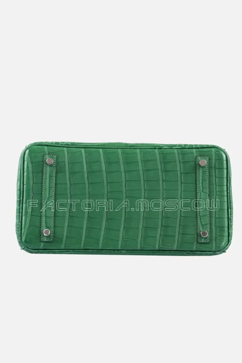 Hermes Birkin 30 Cactus Matte Alligator Naturel Sable Matte Veau Butler PHW