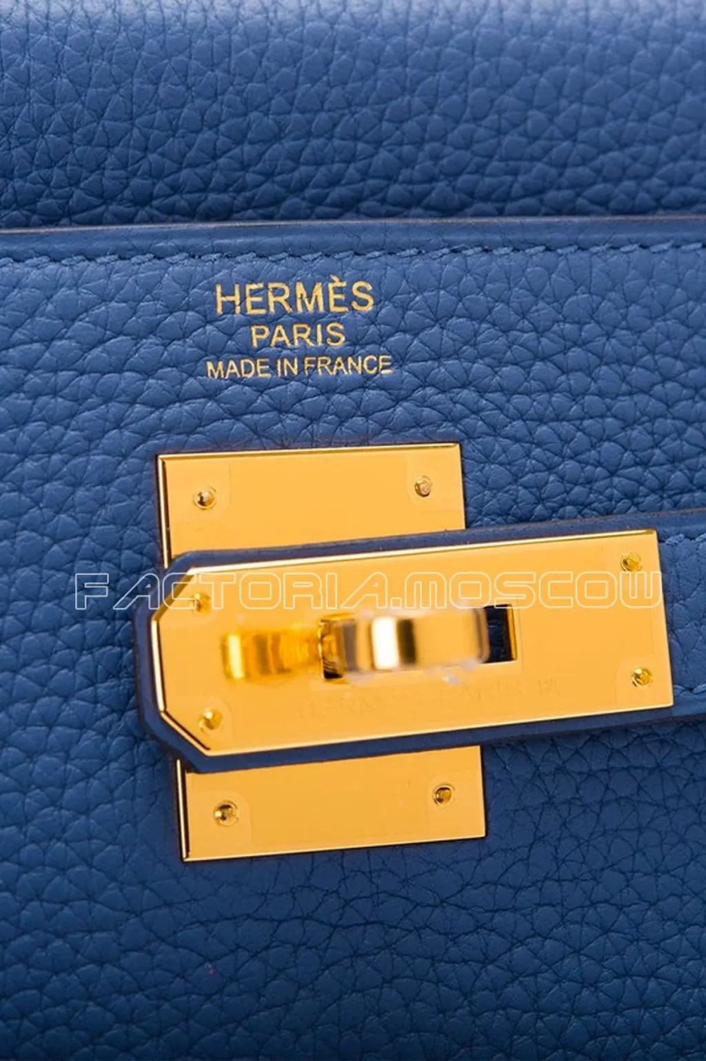 Hermes Kelly Retourne 32 Clemence Blue Brighton GHW