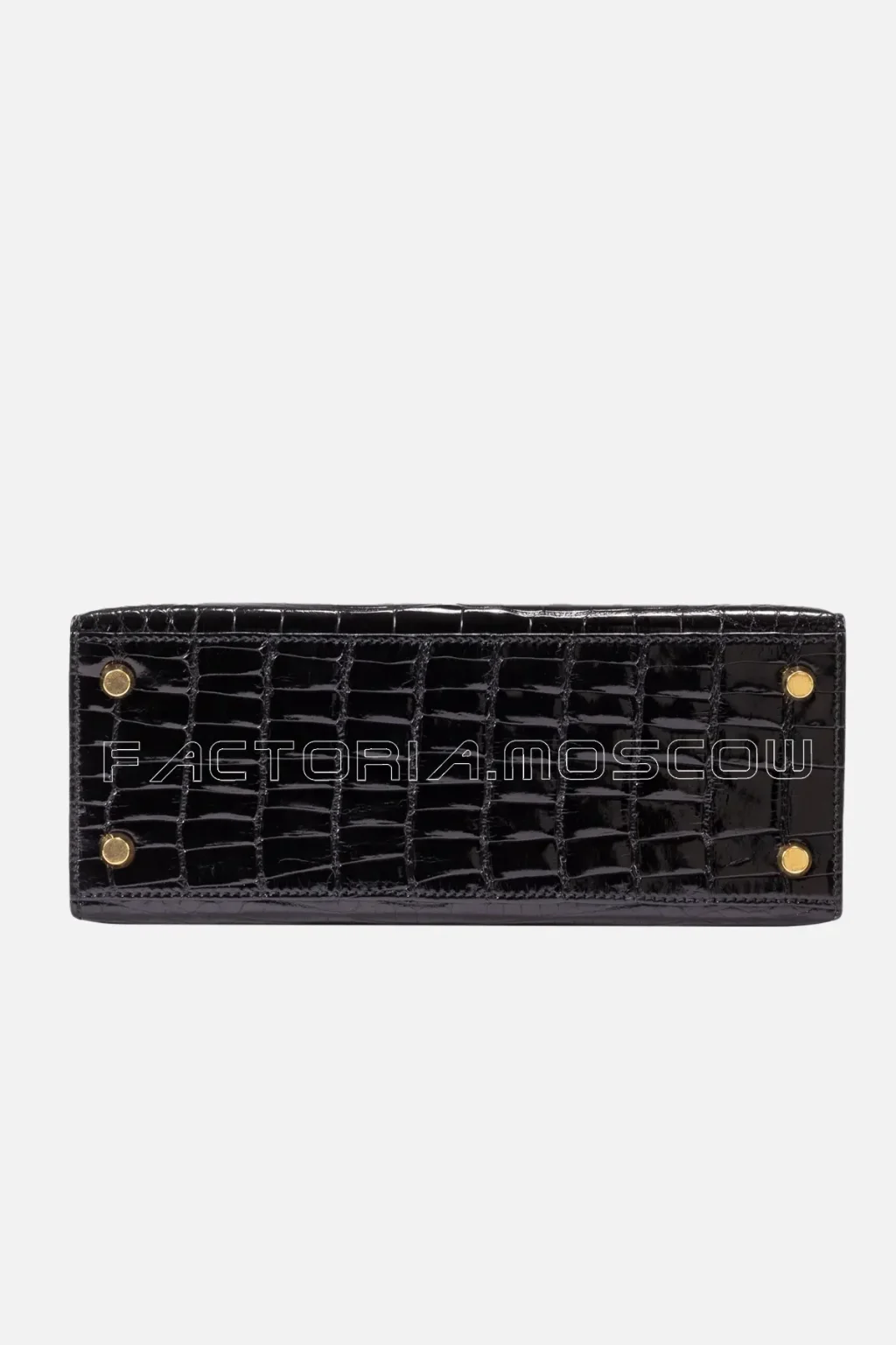 Hermès Kelly Sellier 25 Shiny Alligator Mississippiensis Colour Black GHW