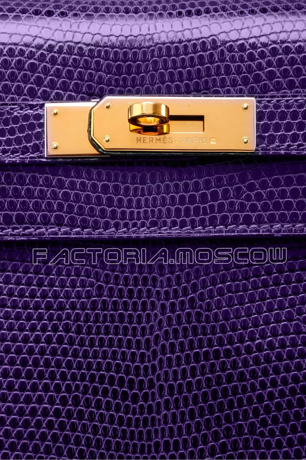 Hermes Kelly Sellier 32 Lizard Crocus GHW